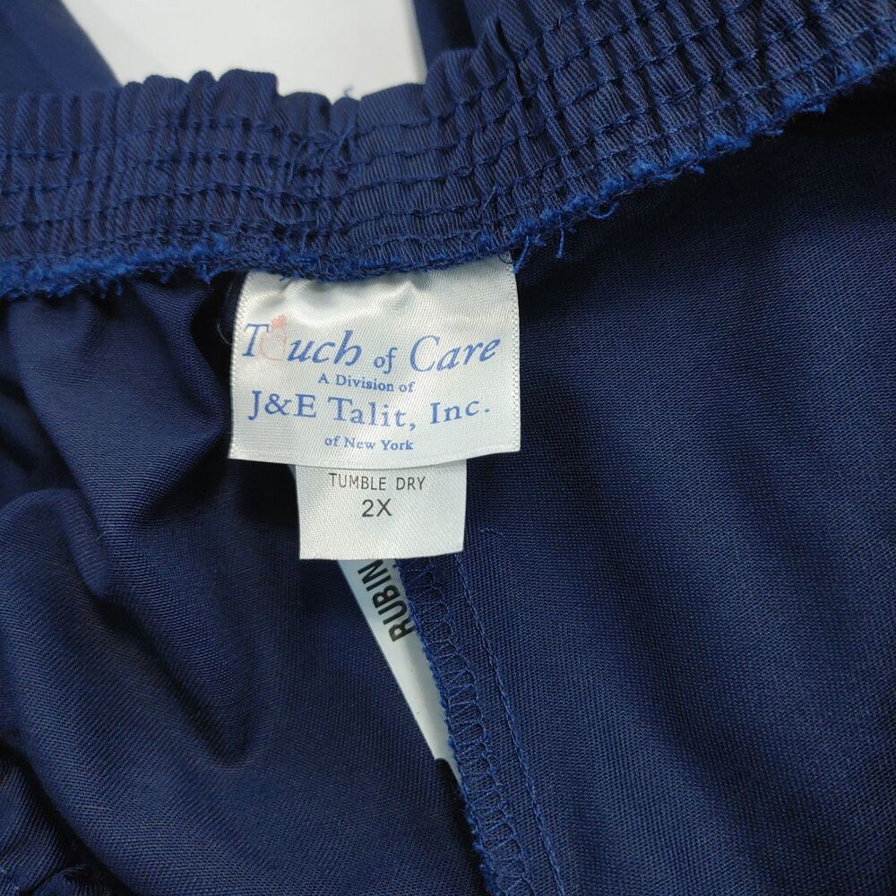 New Touch of Care Unisex Adaptive Elastic Waist Pants Navy Blue Size 2X NWT - Picture 7 of 10